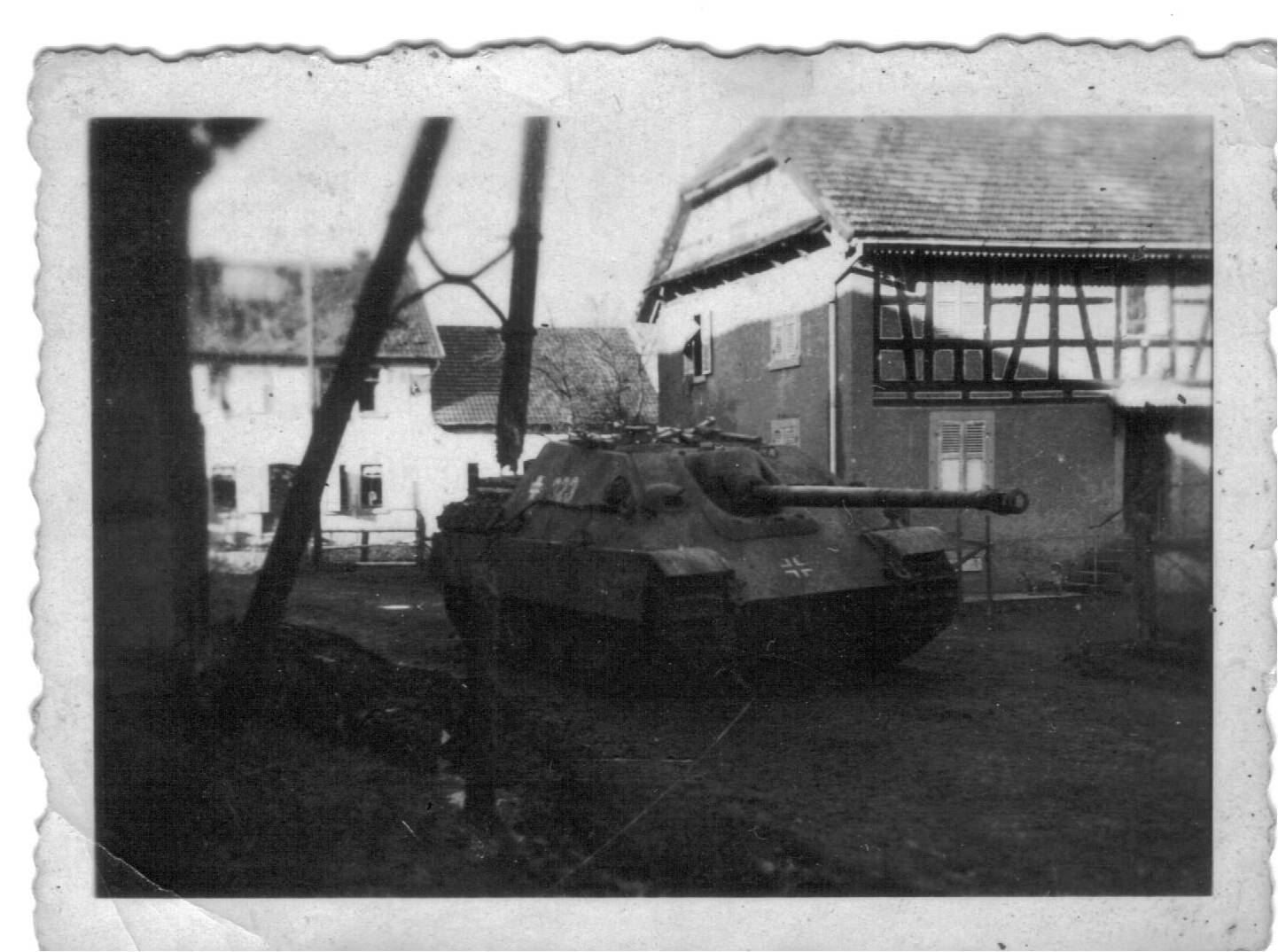 German Tank in Alsace