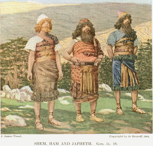 Shem Ham et Japhet