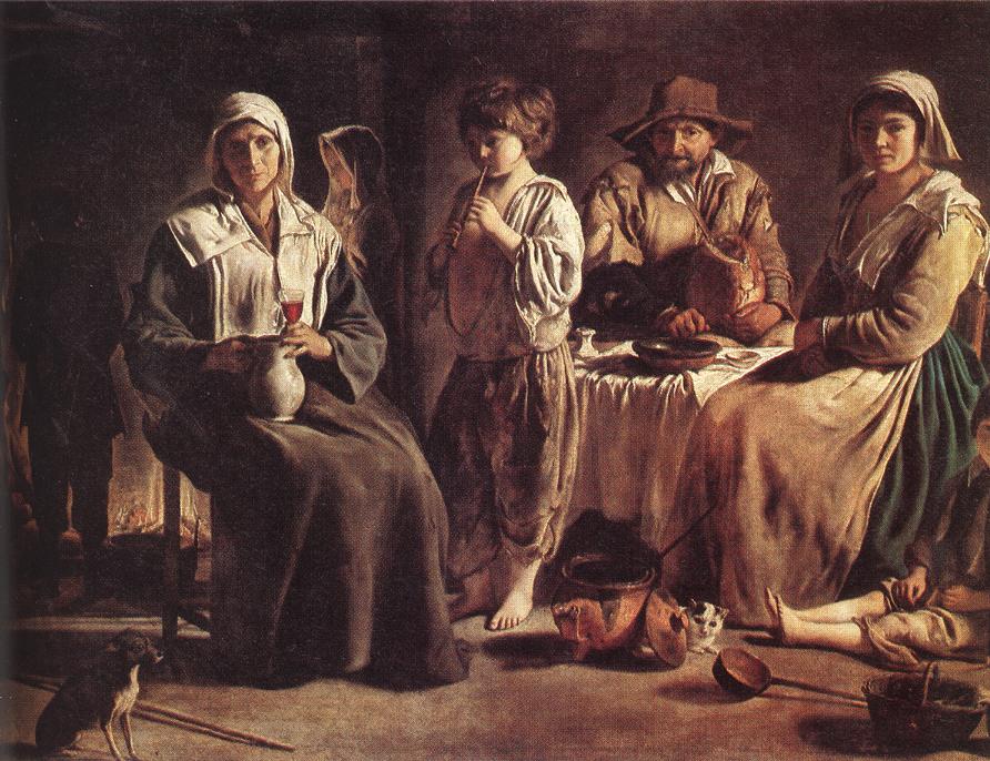 Famille de paysans au XVIIe siecle