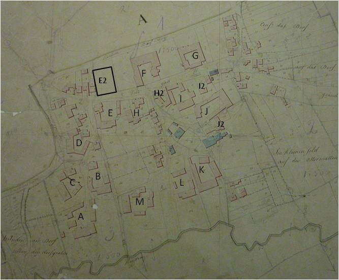 Plan de Pfettisheim 1826